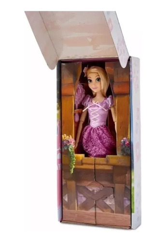 Muñeca Rapunzel Clasica Disney Store Hermosa Presentación 