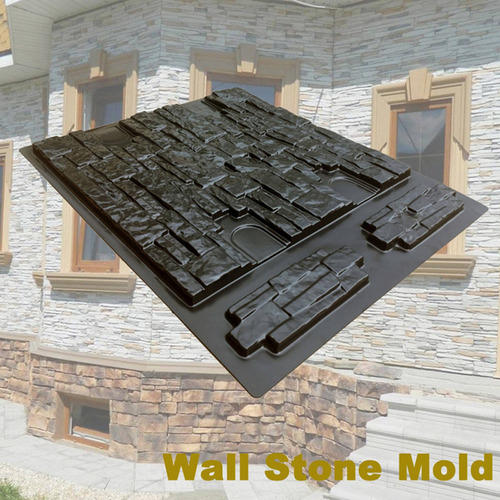 Moldes De Hormigón Para Pared, Molde De Piedra, Plástico Abs