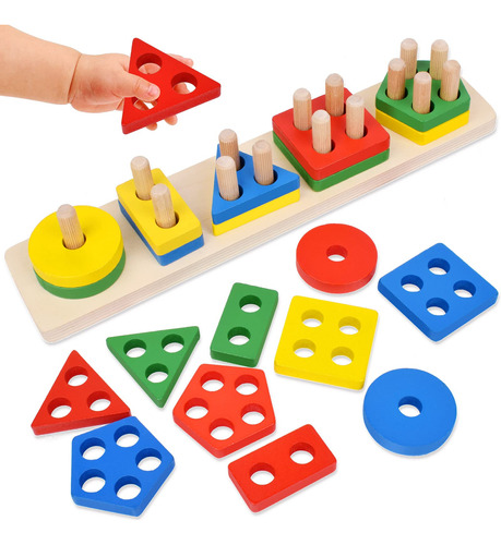Montessori - Juguetes Para Nios De 1, 2, 3 Aos, Juguetes Api