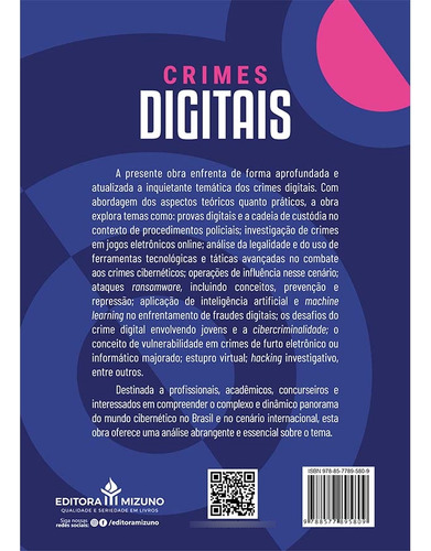 Crimes Digitais | Lei 14.155/21, De Orgs.: Francini Imene Dias Ibrahin, Joaquim Leitão Júnior., Vol. 1. Editorial Editora Mizuno, Capa Mole, Edição 1 Em Português, 2025