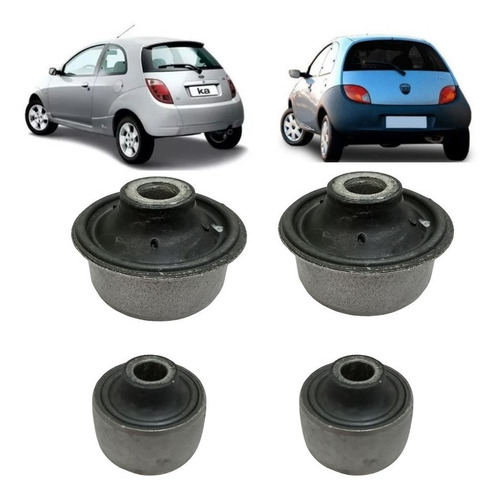 Kit Bucha Bandeja Ford Ka 97 98 99 00 01 02 03 04 05 06 07