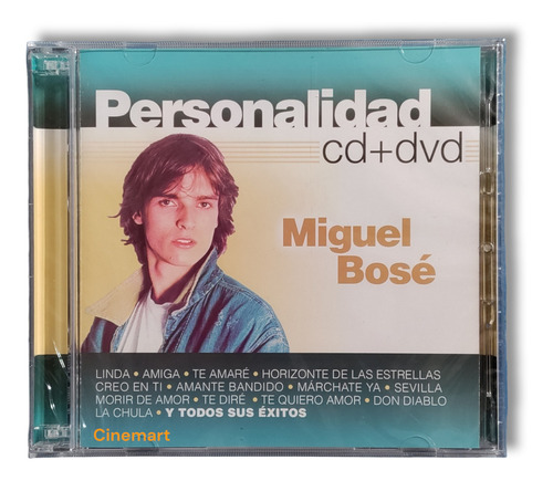 Miguel Bose Personalidad Cd + Dvd Música Nuevo