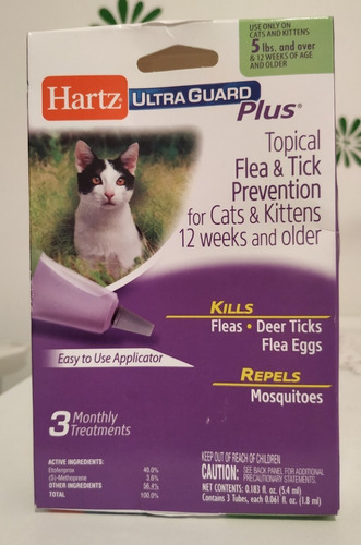 Pipetas Para Gatos Hartz Ultra Guard Plus