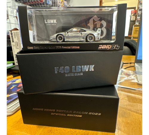 Inno64 Chase Lbwk Ferrari F40 Toycar Salon 2023 Liberty Walk