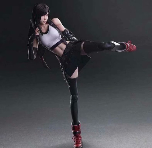 Imagen 2 de 5 de Figura Sexy De 28cm Play Arts Kai Final Fantasy Vii De Tifa