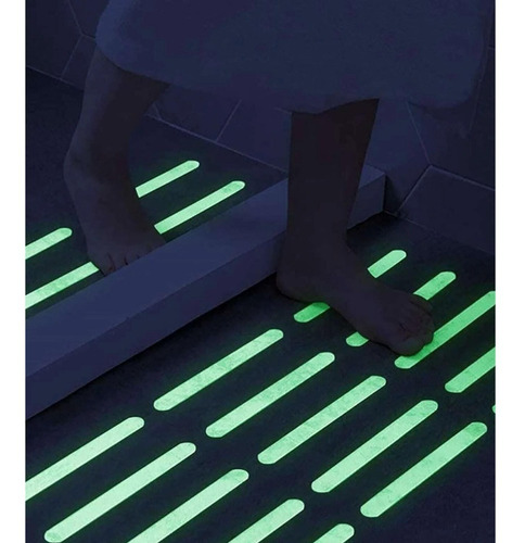 Imagen 3 de 6 de Pegatinas Para La Tina Antideslizantes Fluorescente Pack 4
