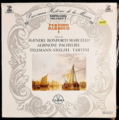 Disco Lp Haendel Albinoni Pachelbel Bonporti 2 Vinilos #4959