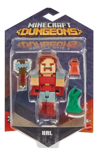 Mattel Minecraft Dungeons 3.25-in Figura De Batalla Coleccio