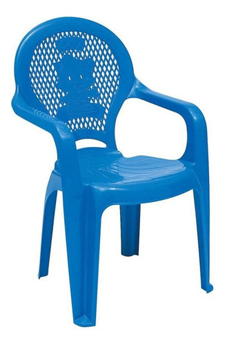 Cadeira Infantil 36 X 56 X 37 Cm - Catty Tramontina Cor Azul