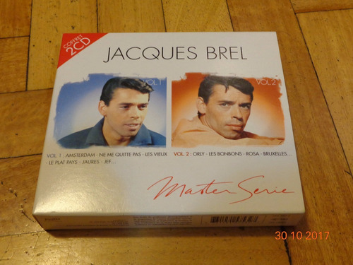 Jacques Brel. Master Serie. Caja Con 2 Cd´s Impecable Est 