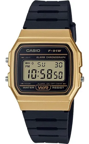 Gold and black casio on sale