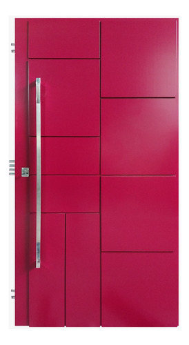 Manillon Doble De Acero Inoxidable Tubo Rectangular.