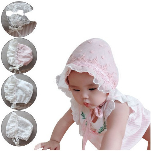 Gorro Para El Sol De Lolita Con Encaje Para Bebé Niña