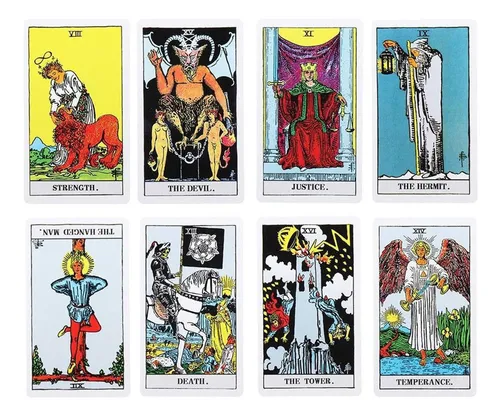 Cartas Del Tarot Inglés Baraja Clásica Cartas Del Tarot 78pc