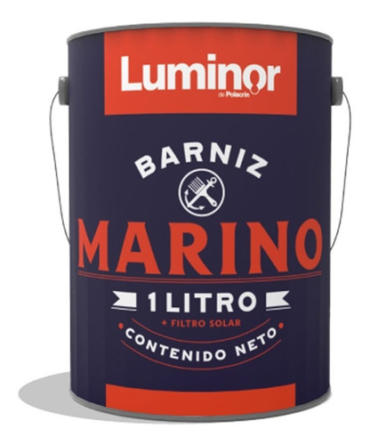 Pintura Luminor Protector Uv 1lt Marino Premium Envio Cuota