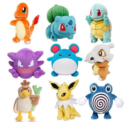 Peluches Pokemon Go 20 Cm Varios Modelos Pikachu Pokemones