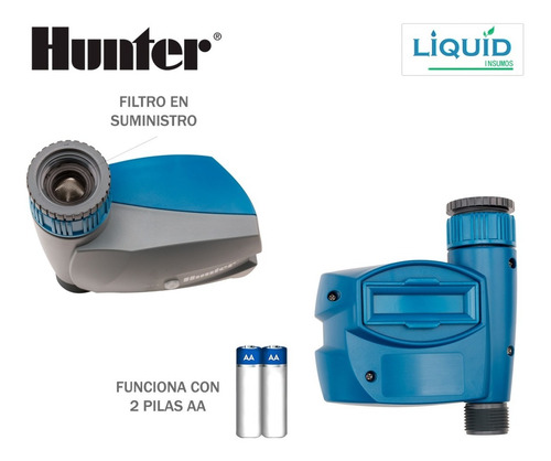 Imagen 3 de 6 de Programador De Riego Hunter De Canilla Con Bluetooth Btt 101