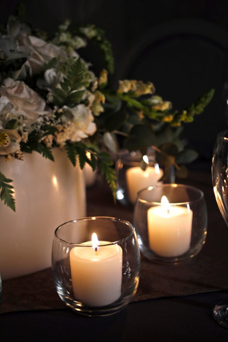 Imagen 8 de 10 de 20 Velas 5x5cm Para Centros De Mesa De Boda Aluzza