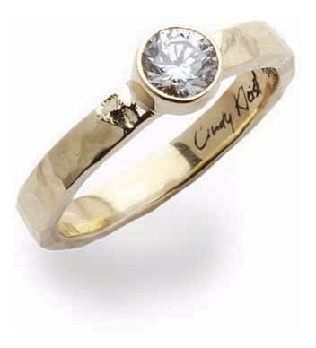 Anillo Amaryllis Oro 18k Con Cubic Circón Swarovski.