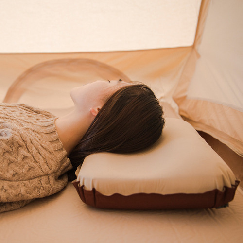 Almohada Inflable, Esponja, Diseño Ergonómico, Cómodo