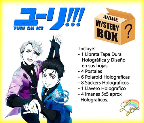 Yuri On Ice Caja Misteriosa Mystery Box Anime Manga