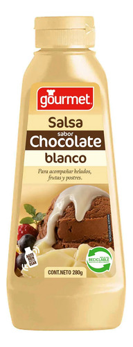 Salsa Chocolate Blanco Gourmet 280g. Agronewen