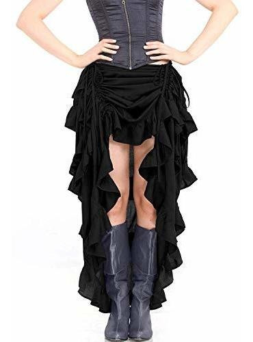 Disfraz Talla Large Para Mujer De Pirata Con Falda Color