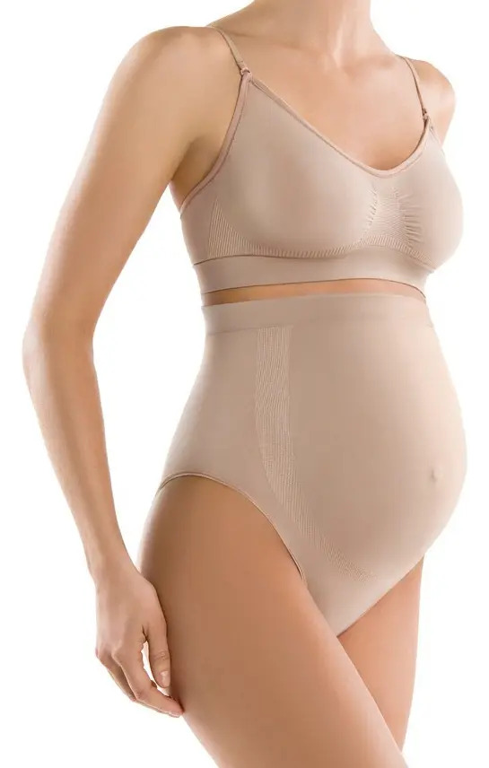 Trusa Mora Maternal Contenedora Elástica Embarazo Art.1620 Color Nude Talle 1-2 (talle 3 A 6 Meses)