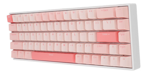 Teclado Para Juegos Con Retroiluminación Rgb, 60%, 68 Teclas