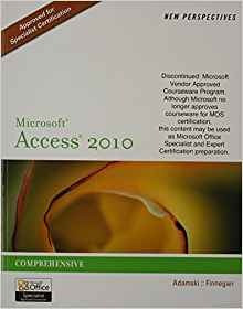 Bundle New Perspectives On Microsoft Access 2010, Comprehens
