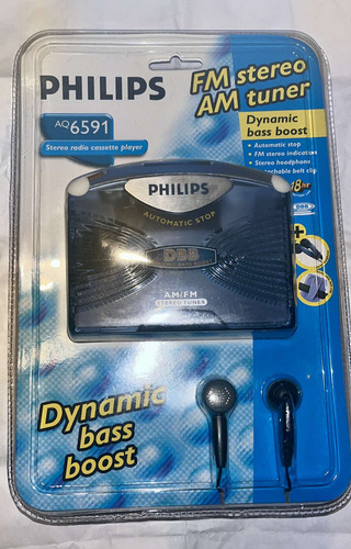 Walkman Philips Cassette Radio Am Fm Dbb (Usado)