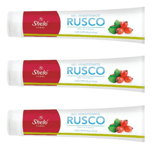 3 Pack Gel Rusco Shelo