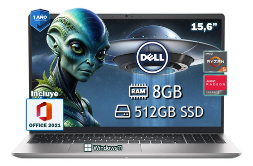 Laptop Dell 3535 Ryzen 5 7520u 512gb 8gb Ram W11 + Office