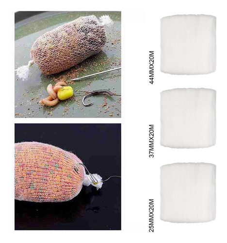 Bait Wrap Bag Saco Solúvel Em Água Pva Lure Mesh Tackle