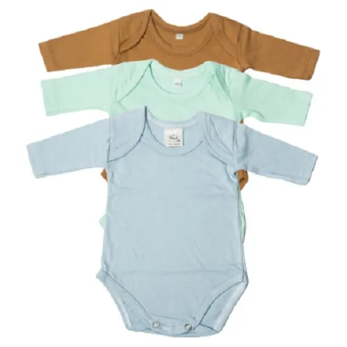 Pack X 3 Body Bebe Manga Larga Algodón Oferta Nena Y Nene