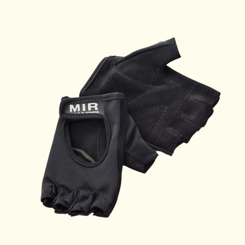 Guantes Gimnasio Gym Mujer Hombre Mir Pesas Fucsia Lisa S