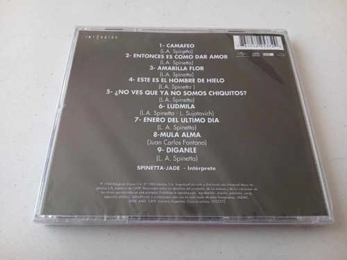 Spinetta Jade · Madre En Años Luz / Cd Imp Argentina Nuevo (Usado)