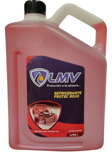 Refrigerante Protec Rojo Lmv Galon