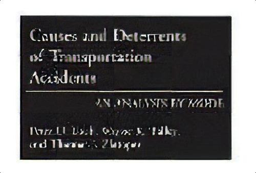 Causes And Deterrents Of Transportation Accidents : An Analysis By Mode, De Peter Loeb. Editorial Abc-clio, Tapa Dura En Inglés, 1994