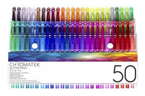 Juego 100 Boligrafo Purpurina Chromatek Mejor Color 200