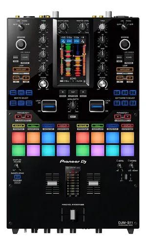 Mixer de tela sensível ao toque Pioneer DJM-S11 Dj de 2 canais