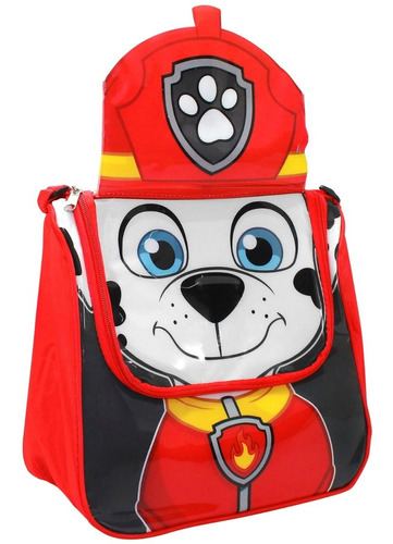 Lonchera Térmica Paw Patrol Marshall Color Rojo