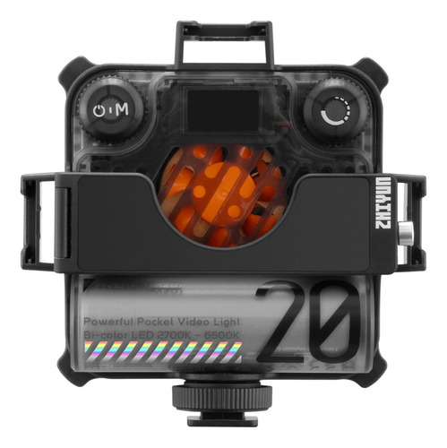 Mini iluminador LED Zhiyun Fiveray M20 Bicolor Combo de 20 W
