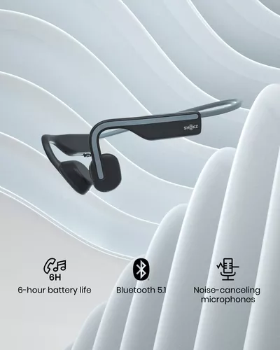 Shokz OpenMove - Auriculares deportivos Bluetooth de oreja abierta -  Auriculares inalámbricos de conducción ósea - Resistente al sudor para  correr y
