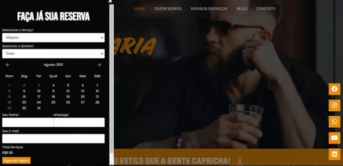 Script Para Barbearias C/ Agendador De Horário Online