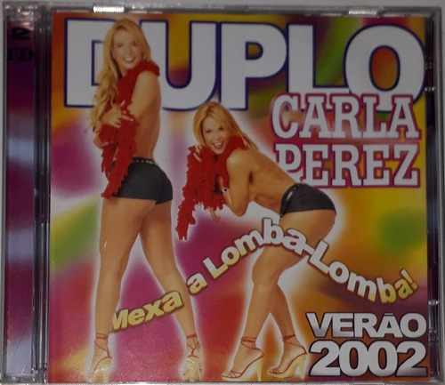 Carla Perez, Verão 2002, Cd Duplo Lacrado Original