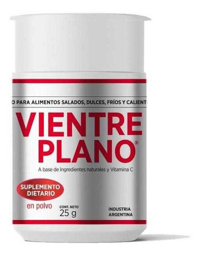 Suplemento Dietario Vientre Plano En Polvo Vitamina C 25gr