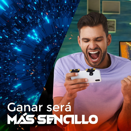 Gatillos Gamer Immortal Ajuste Universal Para Celular
