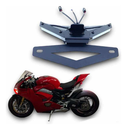 Porta Placas Led Ducati Panigale V4 V2 Corto V4r Metalico