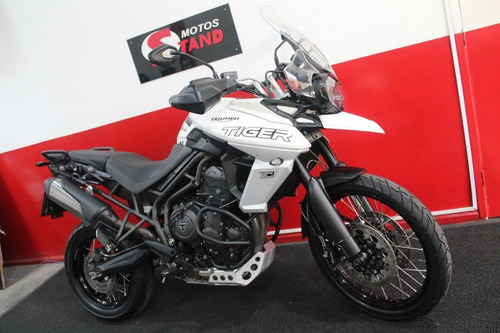 Imagem 2 de 11 de Triumph Tiger 800 Xcx 800xcx Abs 2019 Branca Branco